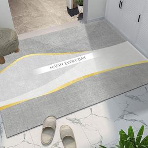 Budis Ковер 80х140 см из ПВХ кожи, для прихожей/ванной, противоскользящий, стиль Simple Style 012 [Leather]