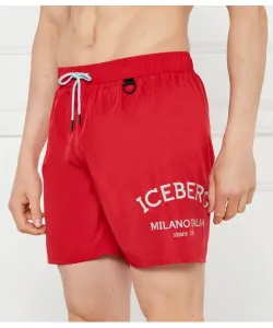 Пляжные шорты Regular fit Iceberg, красный