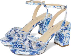 Туфли Blue by Betsey Johnson Women's Brody, White Blue Floral