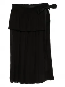 Брюки с бантом Lanvin, черный