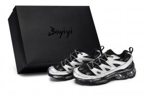 Кроссовки унисекс SALOMON XT 6 легкие низкие, бело-черный