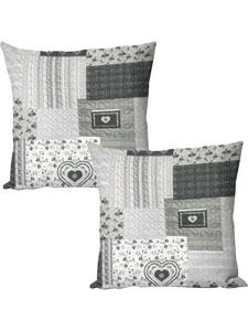 Erwin Müller Комплект из 2 наволочек серого цвета