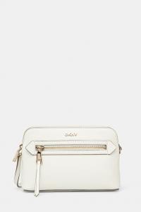 Кожаная сумка Dkny, бежевый