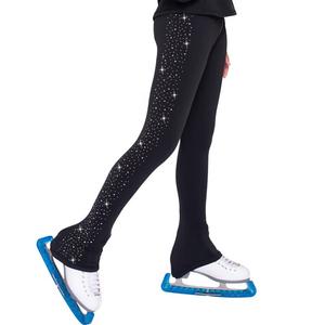 HEAD Тренировочное платье для фигурного катания для девочек, тонкий флис с узором из страз, размер S