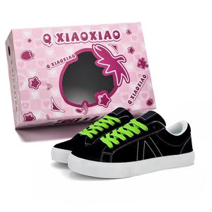 Circle small Скользоустойчивые амортизирующие износостойкие низкие скейтерские кроссовки унисекс черный розовый зеленый - черный зеленый, цвет Black Green