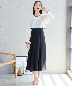 Платье с отделкой кантом, свадебное платье, платье для вечеринки по случаю встречи выпускников, приглашение на вечеринку Pourvous, цвет Off-White X Black