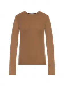 Свитер с пуговицами Max Mara, коричневый