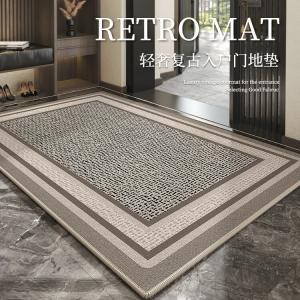 Budis Ковер 80х120 см для входной двери, Cuttable, High-End, Elegant, Vintage-Style, Indoor And Outdoor, Waterproof, Non-Slip, No Gap Sticking, Suitable for [Mutton Fat Velvet]