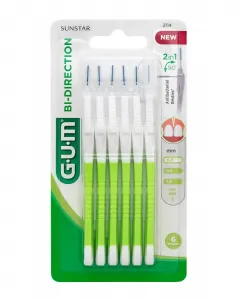 6 маленьких межзубных щеток Bi-Direction 0,7 мм Gum