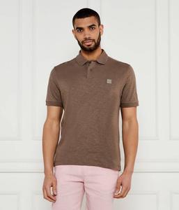 Рубашка поло Regular fit Boss Orange, коричневый