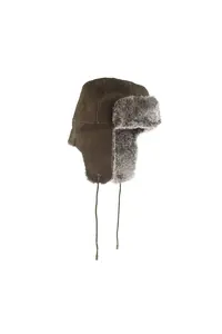 Пилотная шапка Bourn из овчины Eastern Counties Leather, коричневый