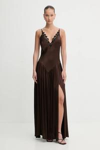 Платье из вискозы Bardot, коричневый