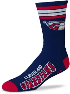 Носки Deuce с 4 полосками для босых ног Cleveland Guardians For Bare Feet