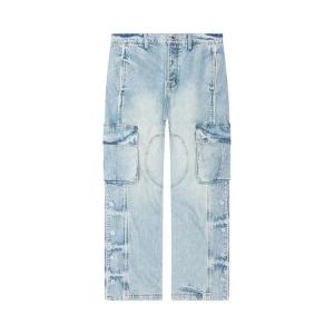 Брюки Nahmias Denim Track Logo Cargo, Light Wash