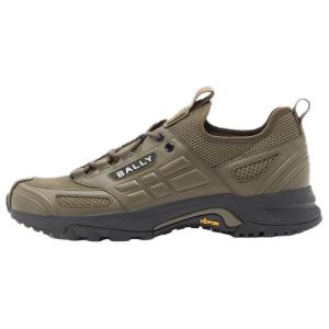 Bally Мужские низкие повседневные кроссовки из телячьей кожи с противоскользящим покрытием, зеленого цвета