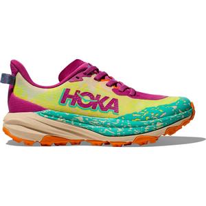Детские кроссовки для бега по пересеченной местности Speedgoat 6 HOKA, Fuchsia/Electric Aqua