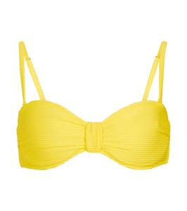 Верх бикини-бандо Cascais Heidi Klein, Yellow Rib