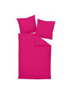 Постельное белье цвета фуксии Janine, 80x80 см