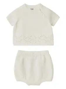 Комплект из футболки и шортов Il Gufo, белый