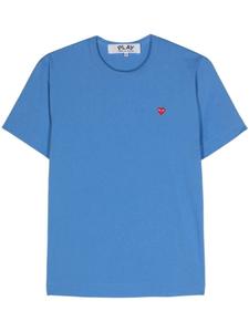 Comme Des Garçons Play футболка с нашивкой, синий
