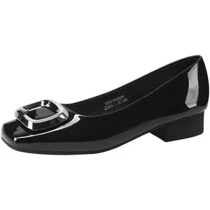 Mulinsen Повседневные туфли на каблуке 2,5 см женские черные, цвет Black