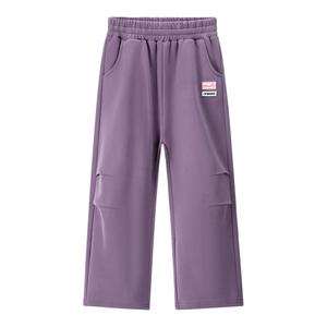 Детские спортивные штаны осень Disney, темно-фиолетовый