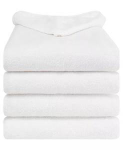 Набор детских банных полотенец American Soft Line ультрамягкие, 4 шт, белый