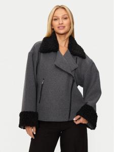 Демисезонная куртка loose fit Ragnu 10105195 Karen By Simonsen, серый