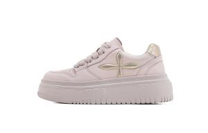 Высокие дышащие нескользящие кеды для скейтбординга женские Rose Pink UNCLEWEN, розовый (8,5 см)