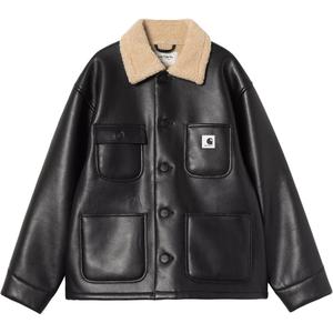 Пальто Shepton Og Michigan с воротником из овчины Carhartt WIP, черный/natural