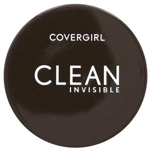 Clean Invisible, Рассыпчатая пудра, полупрозрачный средний оттенок 115, 0,63 унции (18 г) Covergirl