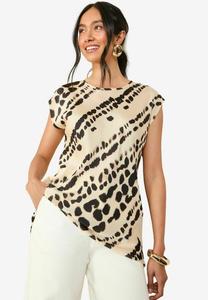 Блуза REGULAR FIT -SHORT SLEEVE Friends Like These, бежевый