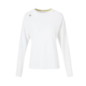 Женская футболка с регланными рукавами для бега DESCENTE, белый