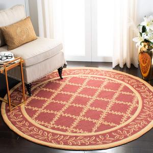 Ковер SAFAVIEH, 115 x 176 см, Chelsea Collection, Rust & Gold, ручной работы в стиле French Country из шерсти, идеально для помещений с высокой проходимостью: прихожая, гостиная, спальня (HK230E)