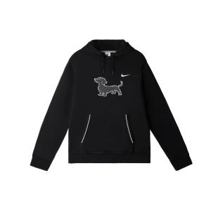 Nike Толстовка мужская черная с капюшоном Moderate Regular