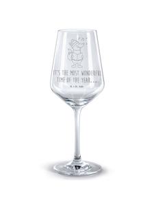 Бокал для вина Fuchs Sänger с надписью на прозрачном фоне Mr. & Mrs. Panda