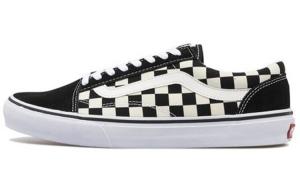 Кроссовки для скейтбординга Old Skool, унисекс, низкие, черно-белые, в шахматную клетку Vans