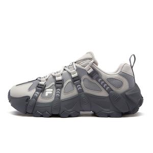 Кроссовки EXOCET Mountains, износостойкие, низкие, повседневные, мужские, серые FILA FUSION, Alloy Gray/Dove Gray