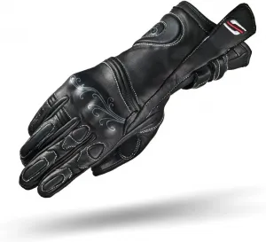 Классические женские мотоциклетные перчатки SHIMA Modena из усиленной летней кожи с защитными вставками, Black