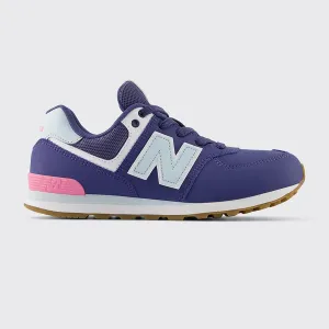Детские кроссовки 574 для повседневной носки New Balance, фиолетовый