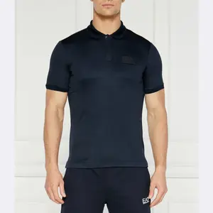 Рубашка-Поло узкого кроя Ea7, синий