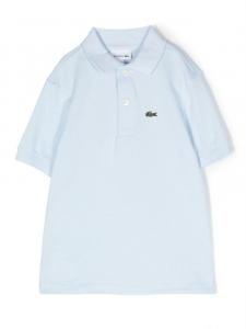 Lacoste Kids рубашка поло с вышитым логотипом, синий