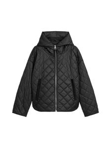 Свободная черная стеганая куртка с капюшоном Marc O'Polo