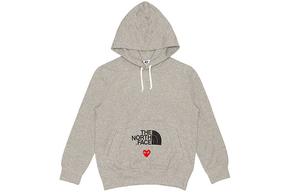 Комбинированный худи Comme Des Garcons Play Cdg X The North Face для женщин, серый