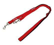 Мягкий тренировочный поводок Freedog, красный 200x2,5 см Freedog, цвет красный