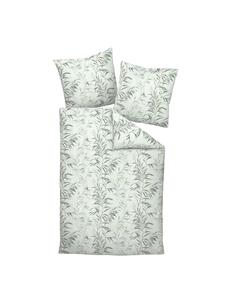 Постельное белье 55114-06 в цвете шалфей зеленый Janine, 135 x 200 + 80 x 80 см