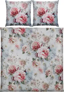 Постельное белье роза 1x 200x200 см + 2x 80x80 см Erwin Müller