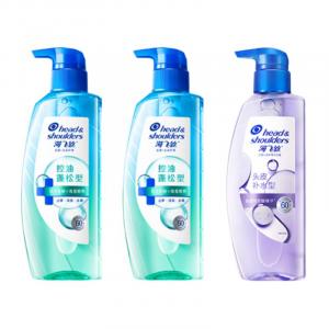 Маслорегулирующий пушистый шампунь увлажняющее очищающее мыло аромат 670g+670g Head&shoulders