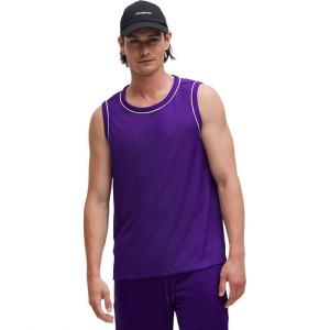 Мужская майка Tank Tops Lululemon, фиолетовый/серый
