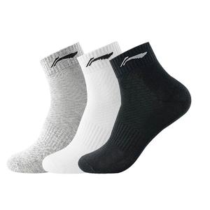 Женские носки до щиколотки 3 пары LINING, черный/белый/серый